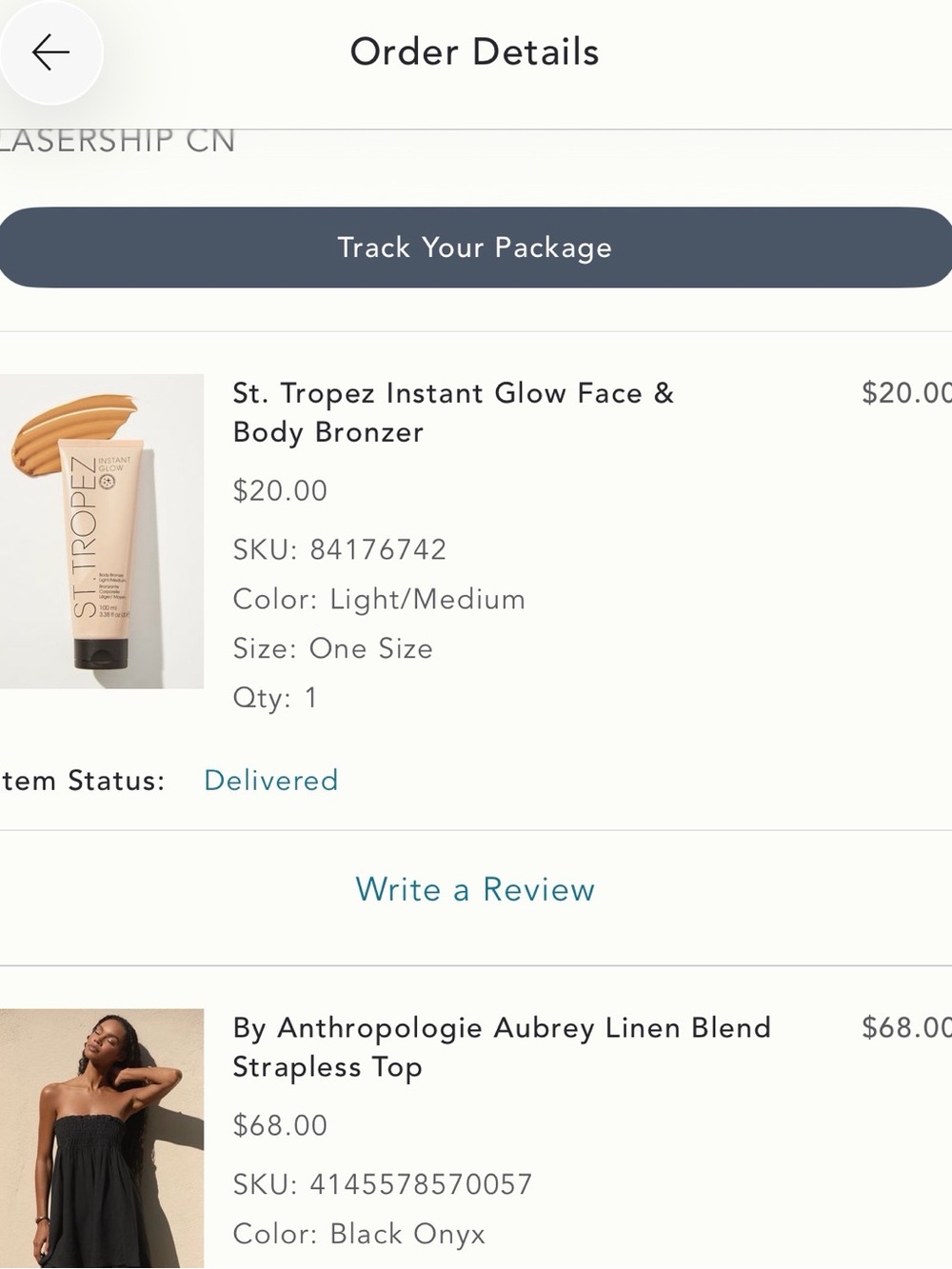 NWT Anthropologie strapless top - Picture 9 of 11